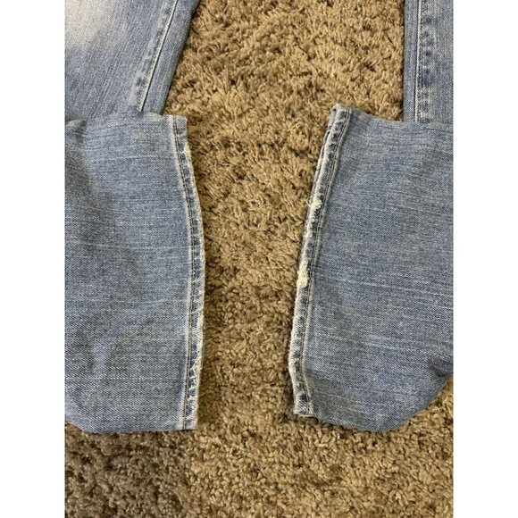 AEROPOSTALE Vintage Jeans Blue Light Wash Mid Rise Boot Stretch Y2k 90s 8 32x31 - Picture 10 of 13
